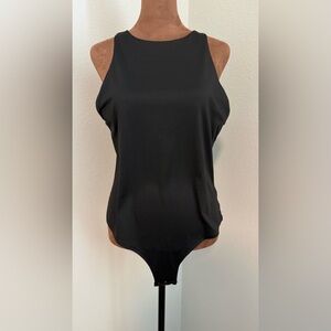 ReoRia Black Sleeveless Bodysuit